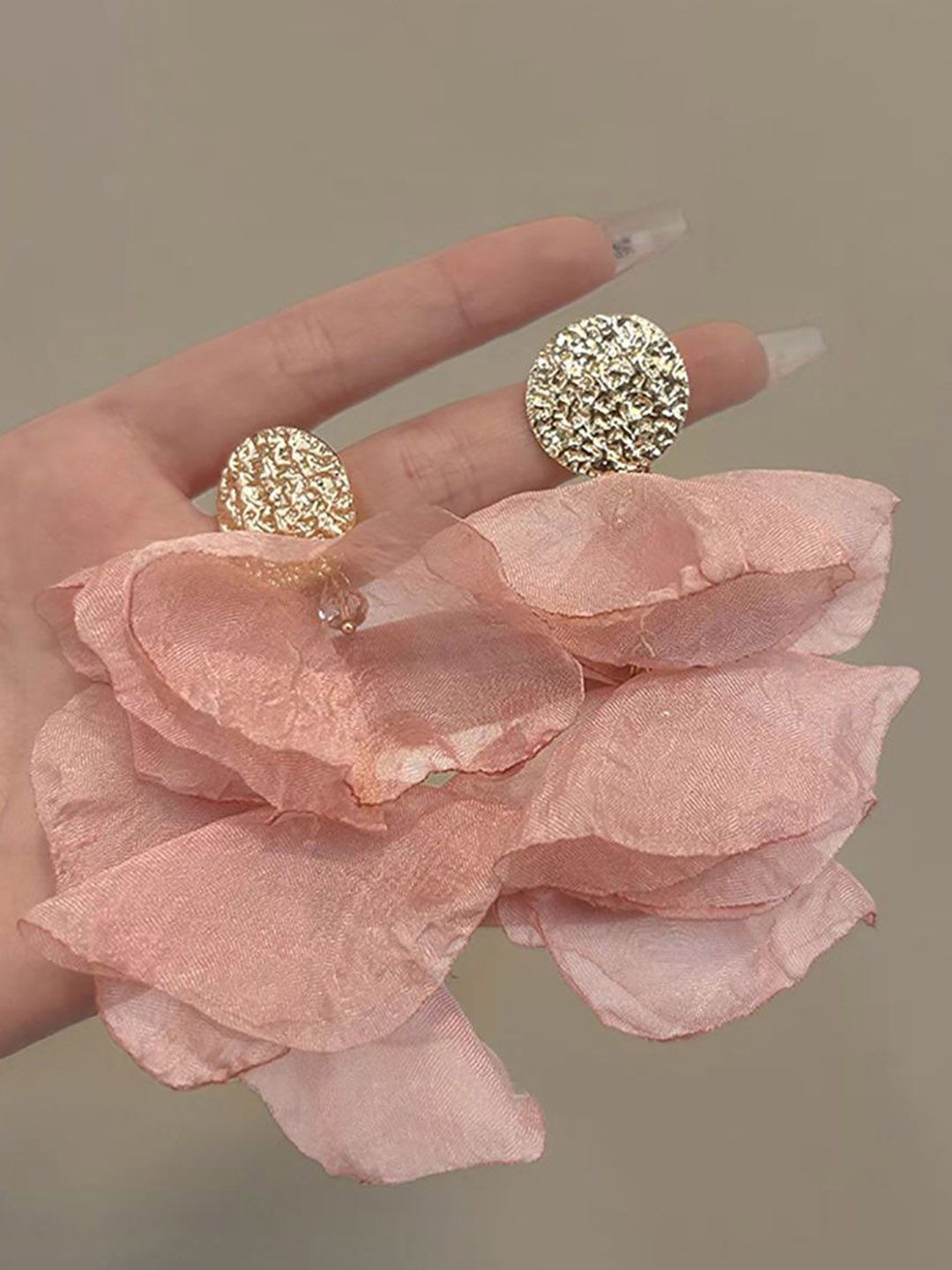 Leaf Shaped Drop Earrings