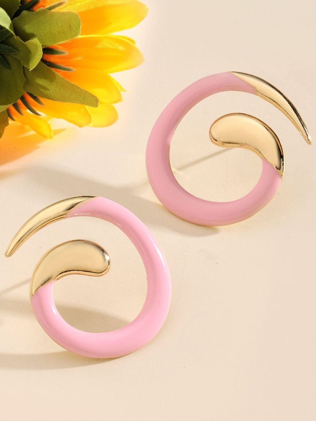 SALTY Spiral Luxury Contemporary Studs