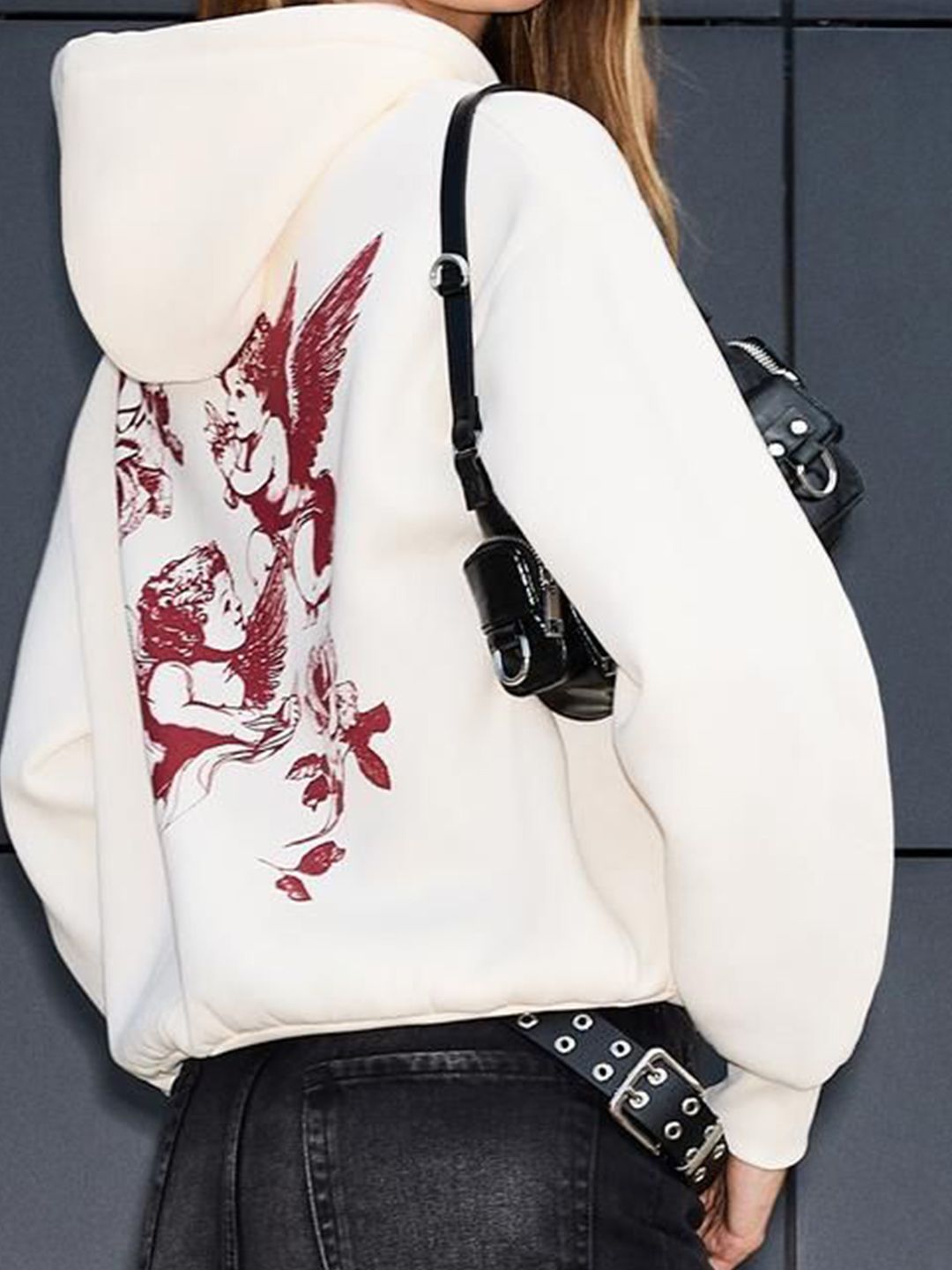 Printed hoodie