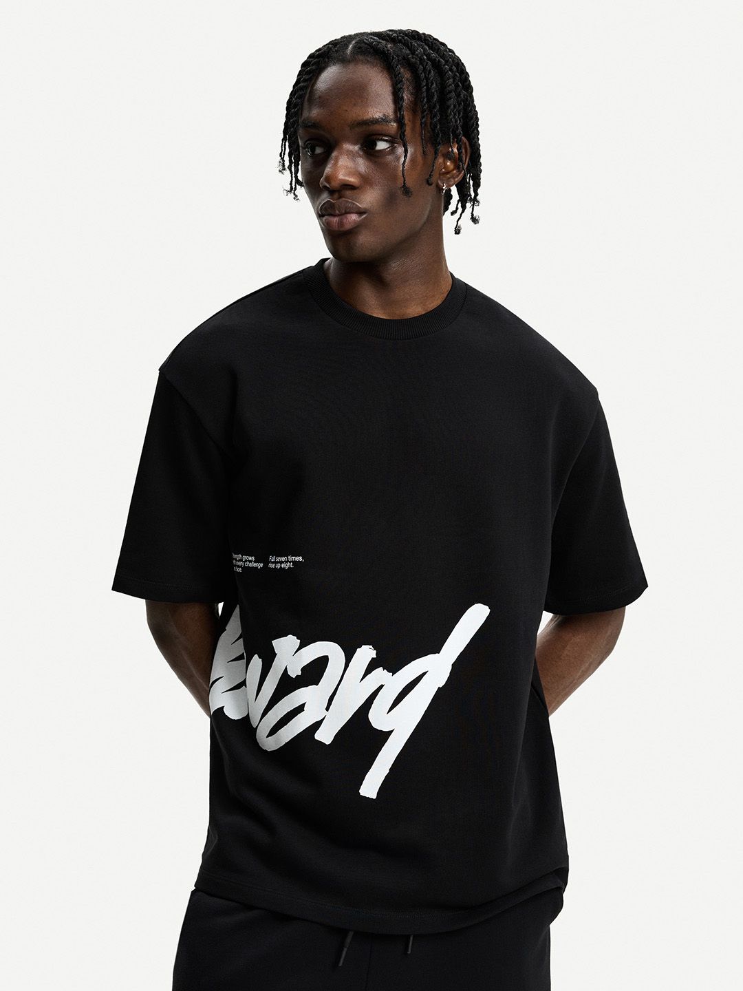Printed short sleeve plush T-shirt