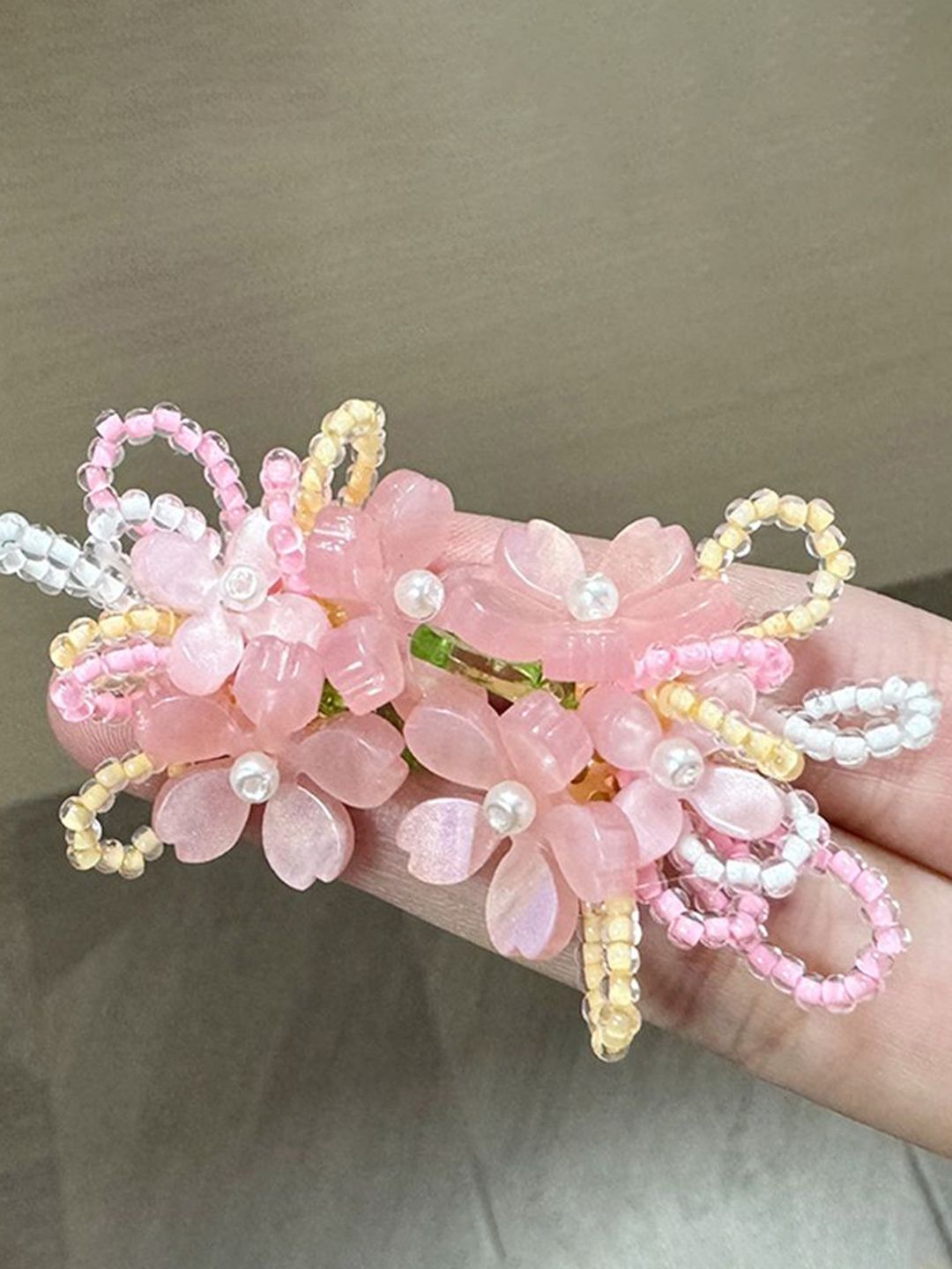 Pearls Floral Drop Earrings