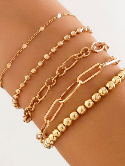 Women 5 Gold-Plated Armlet Bracelet