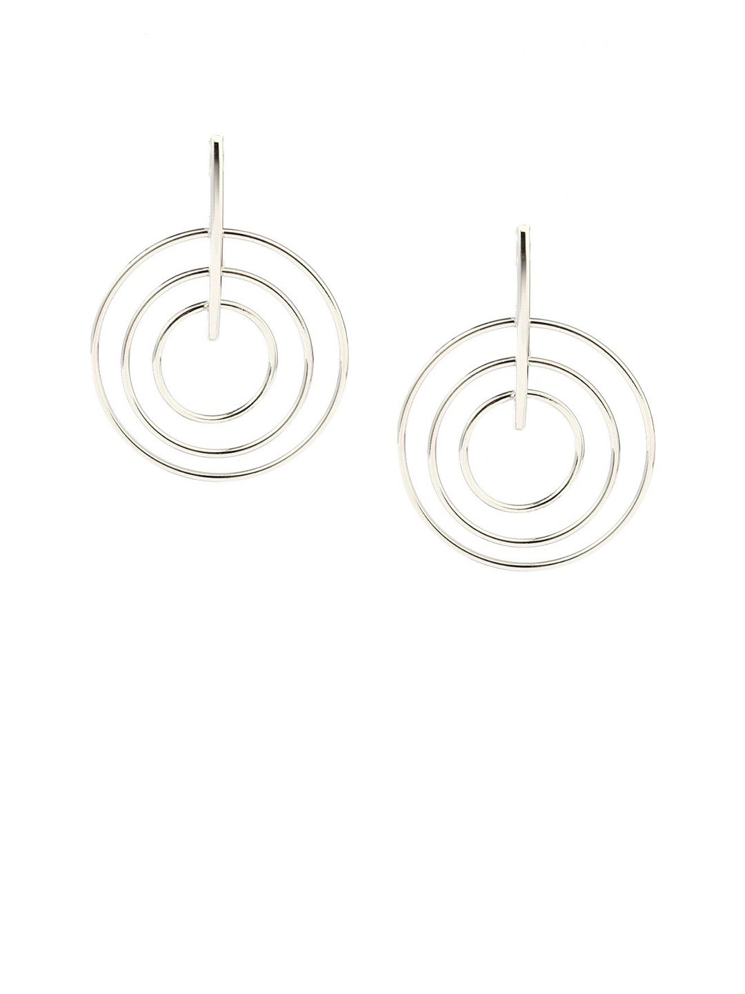 SALTY Pack of 2 Women Captivating Luxury Silver Earring