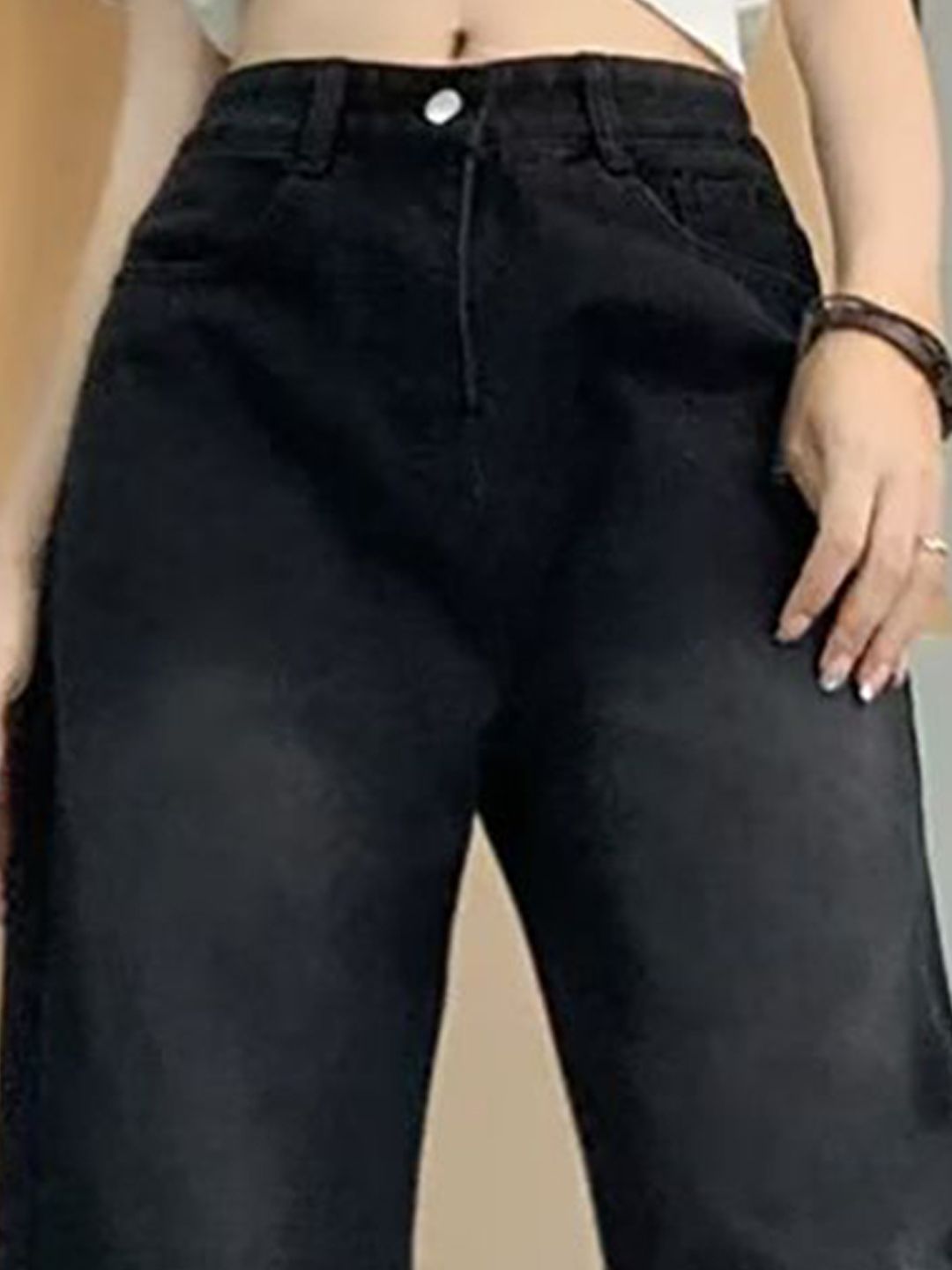 Women High-Rise Relaxed Fit Stretchable Jeans