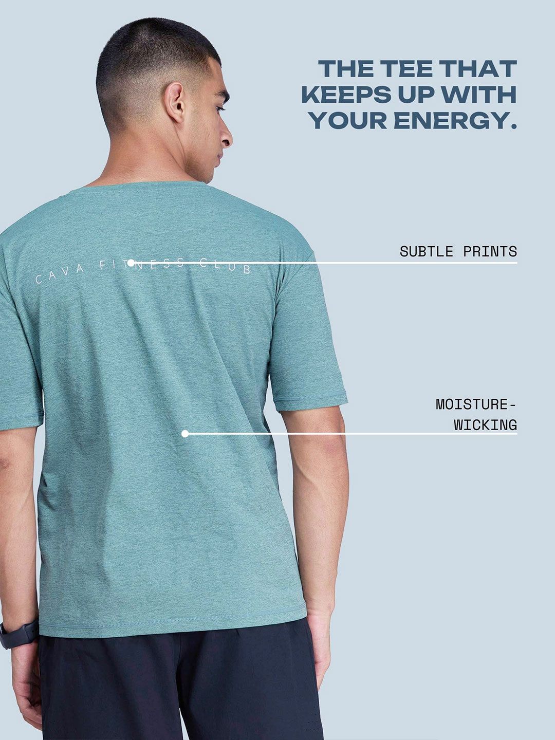 Olive Pulse Tee - Graphic