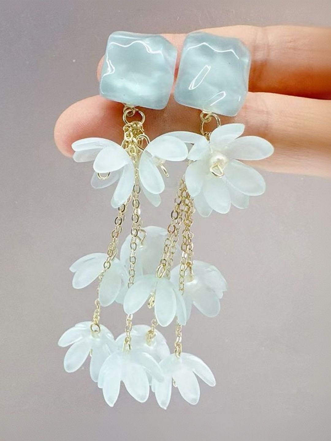 Floral Drop Earrings