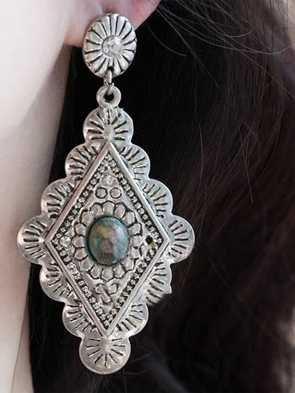 Geometric Drop Earrings