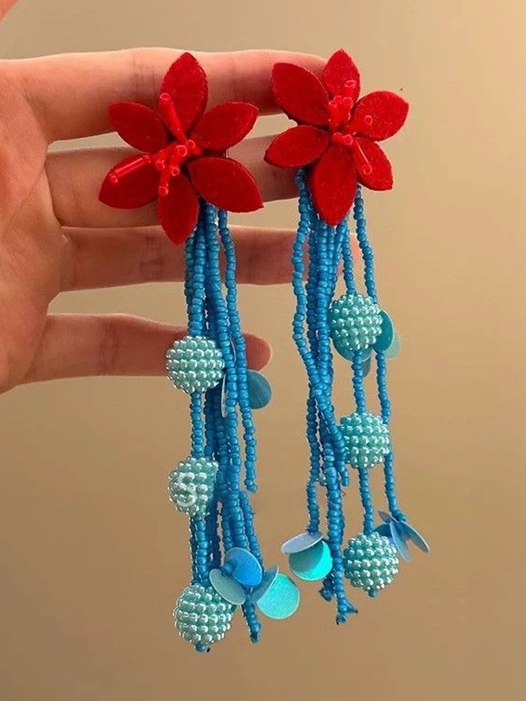 Floral Drop Earrings