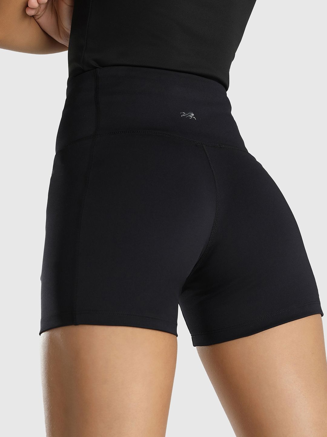 Women Slim Fit High-Rise Biker Shorts