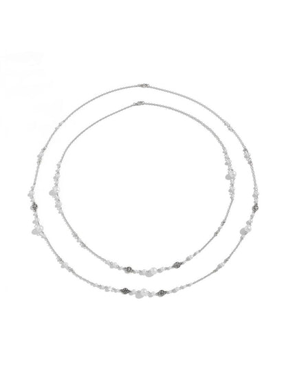 Silver-Plated Enamelled Necklace