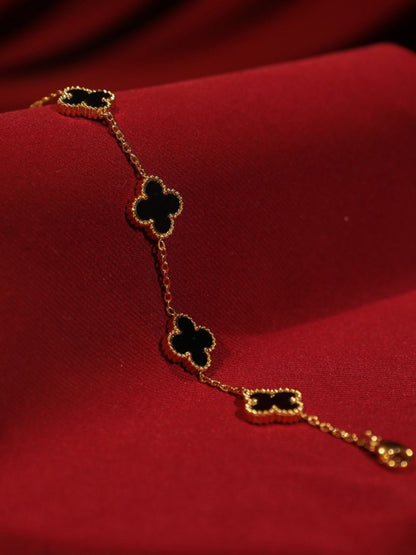 SALTY Moorish Clover Adjustable Bracelet for Women & Girls Everyday Wear