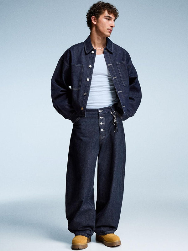 Men Barrel Jeans