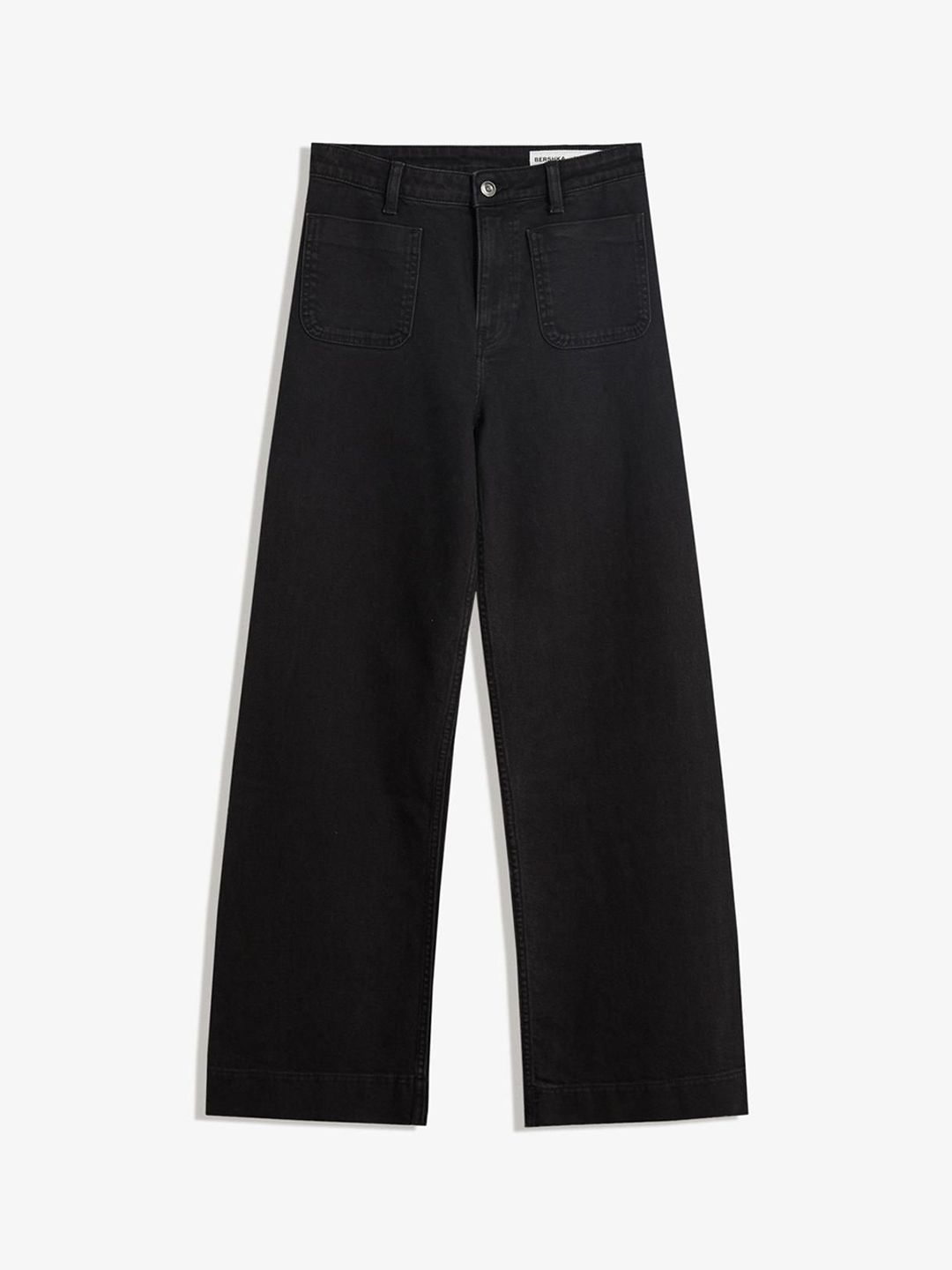 Women Seamless wide-leg jeans with pockets