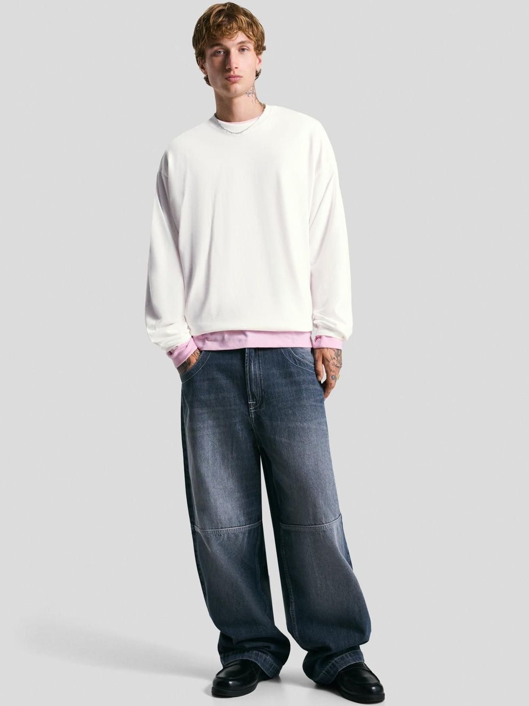Long sleeve boxy fit T-shirt
