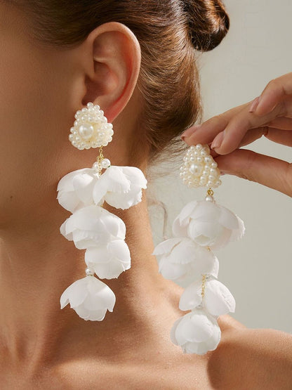 Floral Drop Earrings