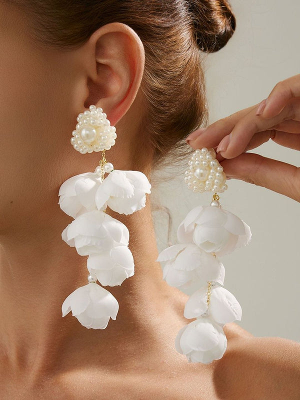 Floral Drop Earrings