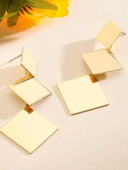 SALTY Bequest Luxury Geometric Drop Earrings