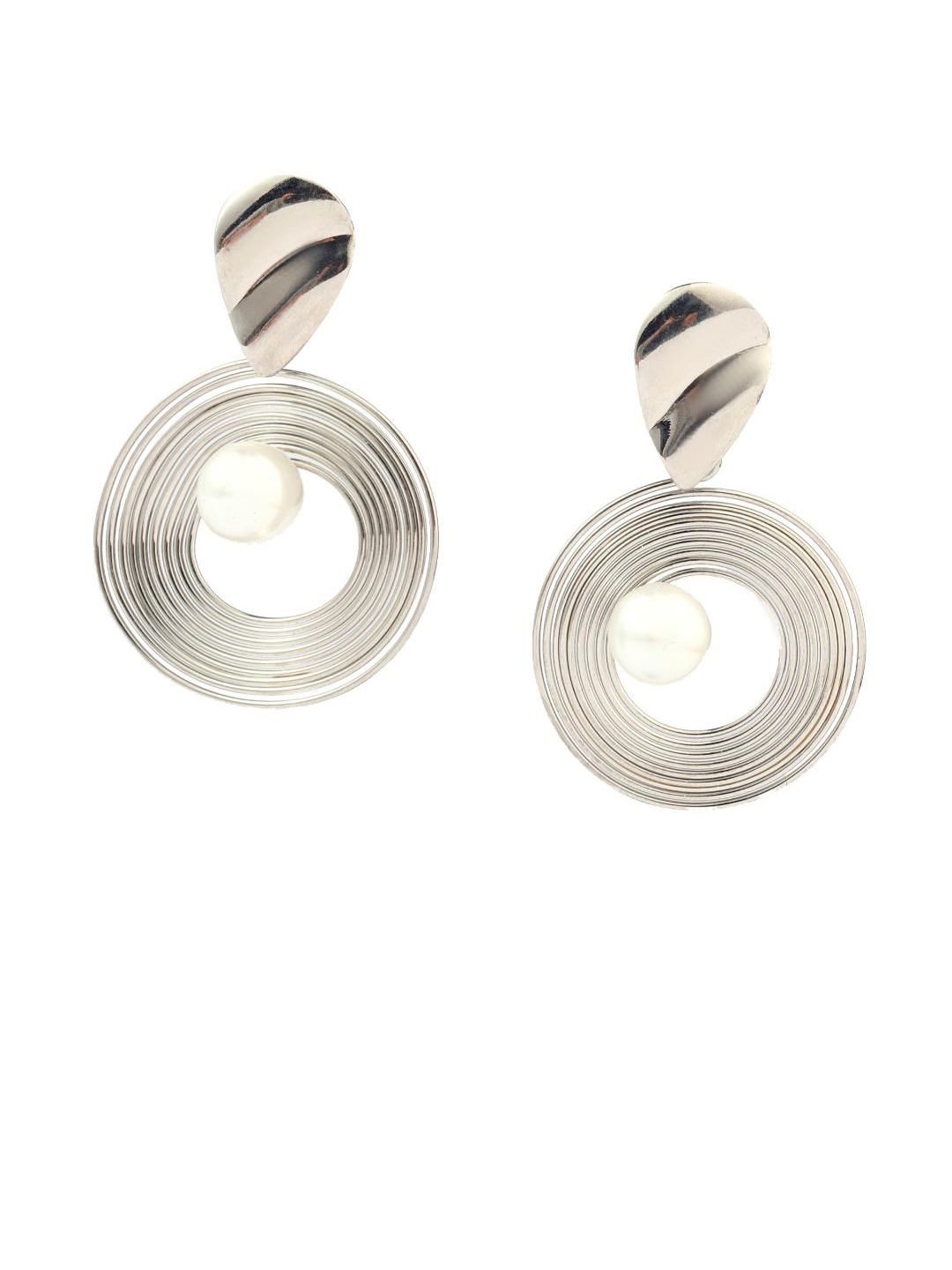 SALTY Aster Luxury Silver-Plated Hoop Earrings