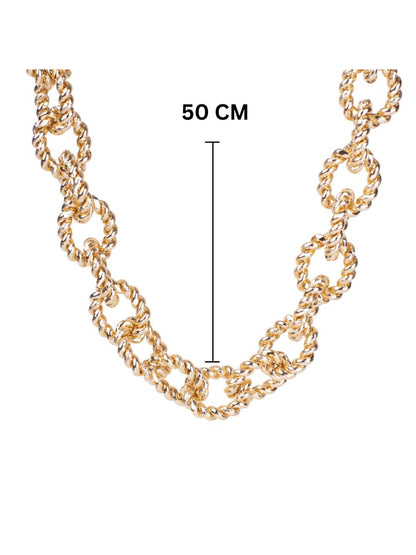 SALTY Stylish Chain Links Minimal Necklace
