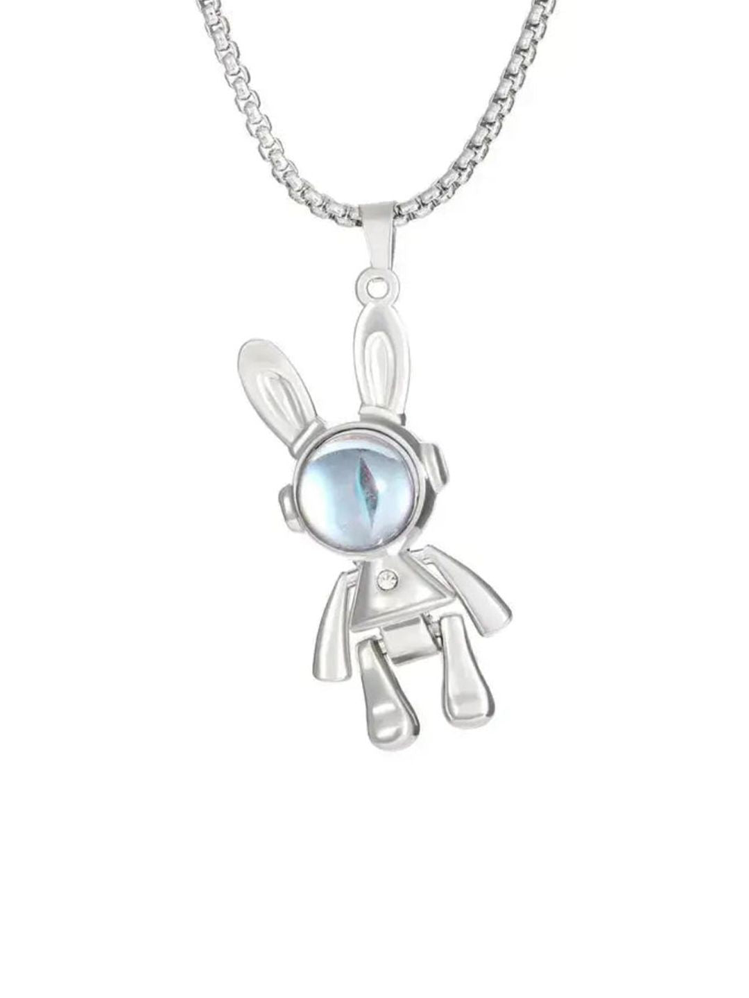 SALTY Pack of 2 Men Spaceman Stainless Steel Chain