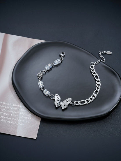 Men Silver-Plated Link Bracelet