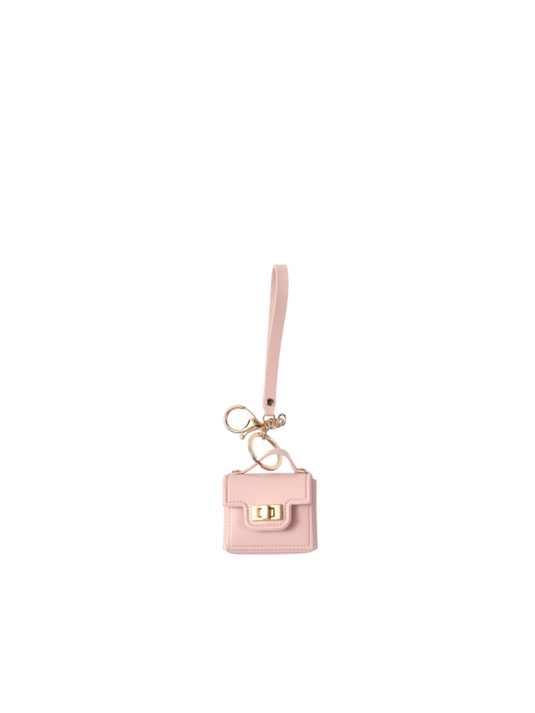 SALTY Pink The Office Mini Leather Bag Charm