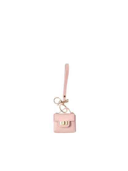 SALTY Pink The Office Mini Leather Bag Charm