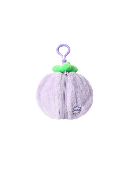 SALTY Mini Furry Zipper Pouch Bag Charm
