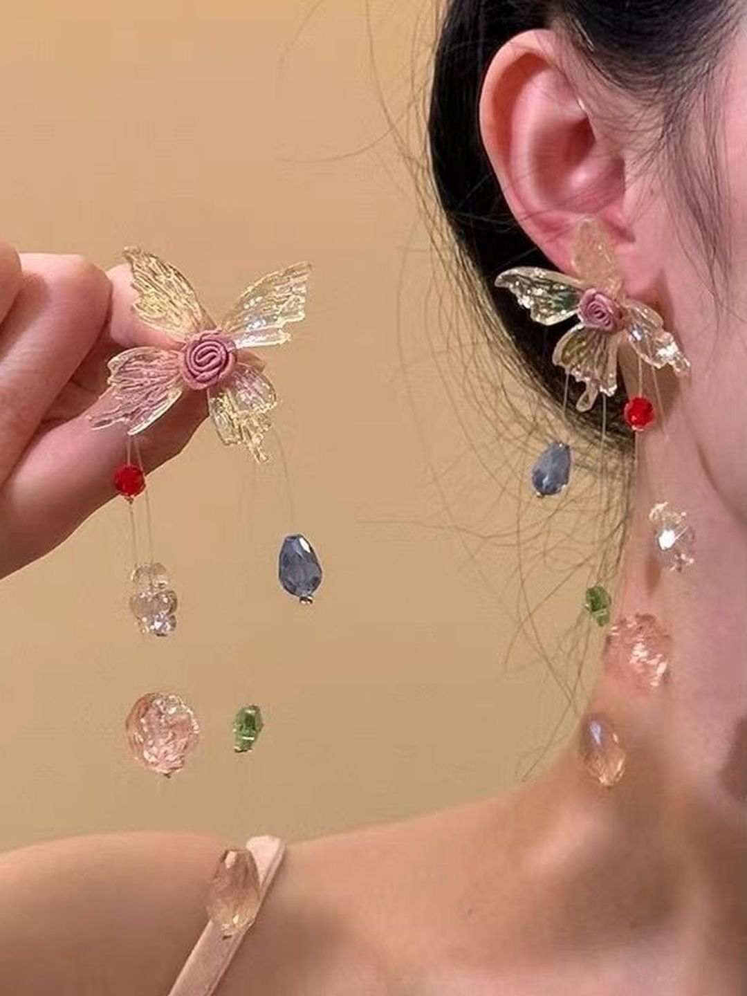 Floral Drop Earrings