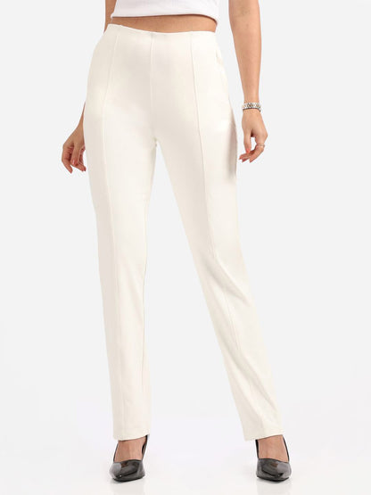 Women Original Ultimate Straight Pants Fit High-Rise Trousers