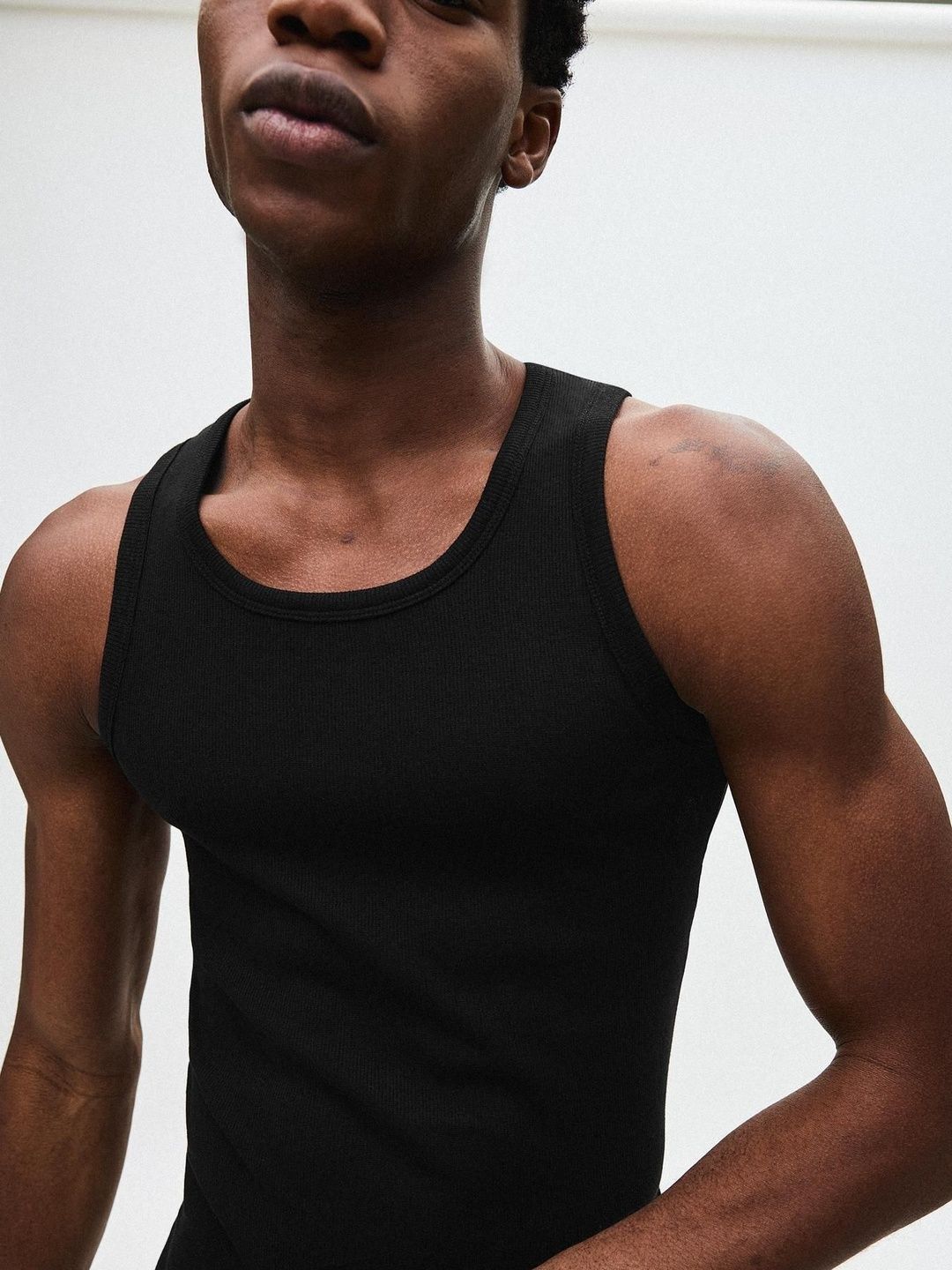 Ribbed vest top