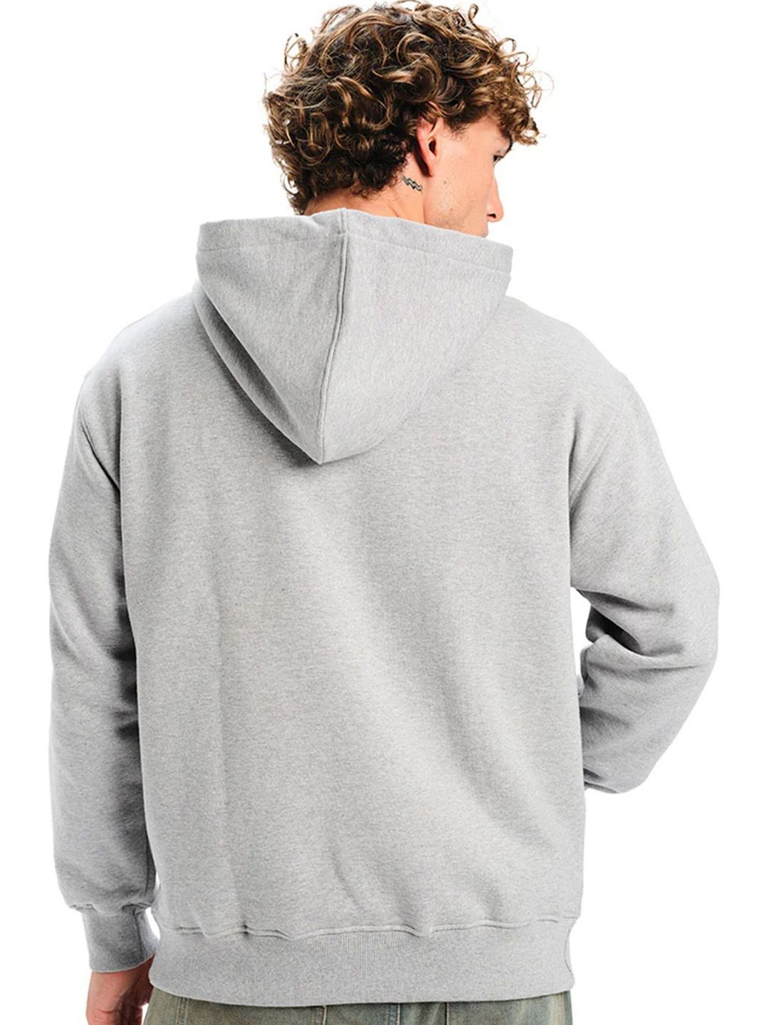 Signature Grey Melange Hoodie
