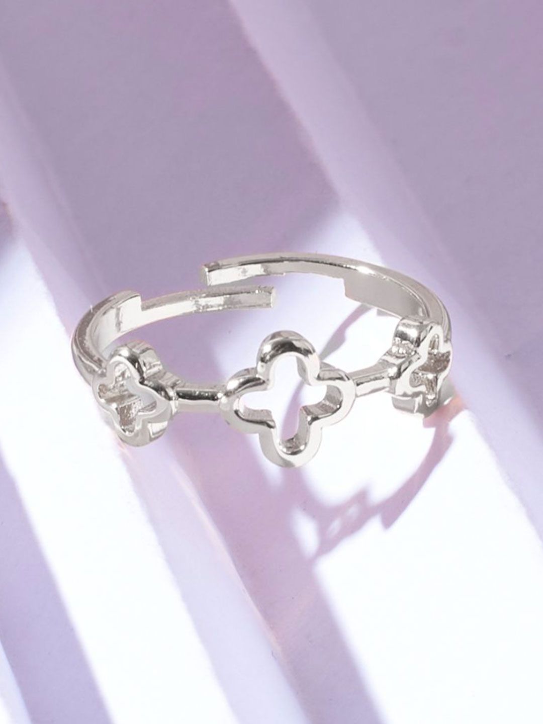 SALTY Mini Clover Stylish Adjustable Finger Ring