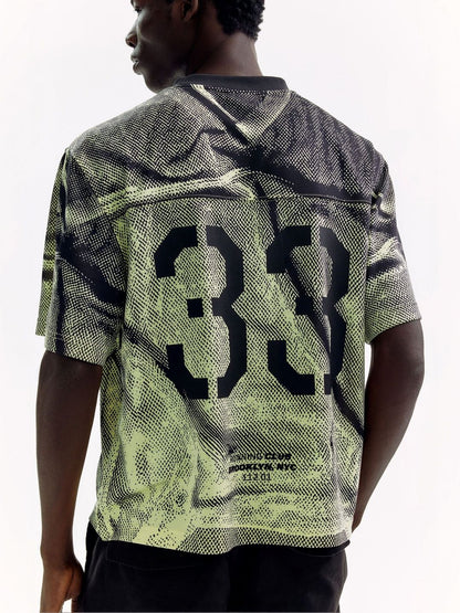 Oversized Fit Boxy-Style Printed T-Shirt