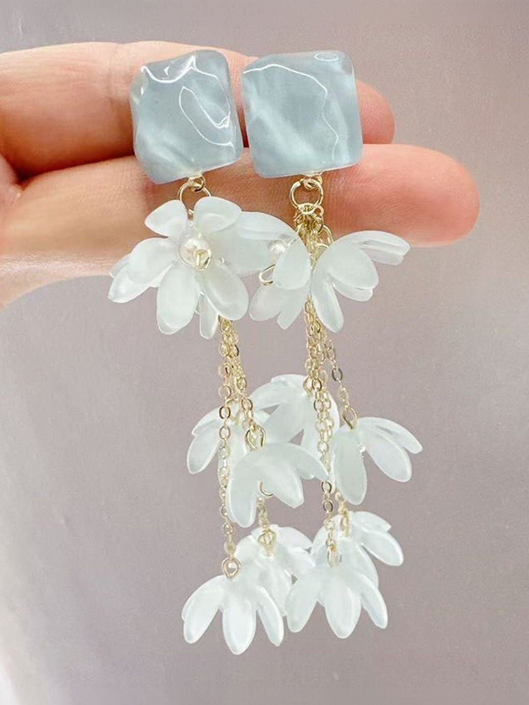 Floral Drop Earrings