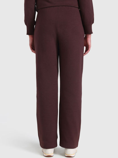 Women MId-Rise Wide Leg Track Pants