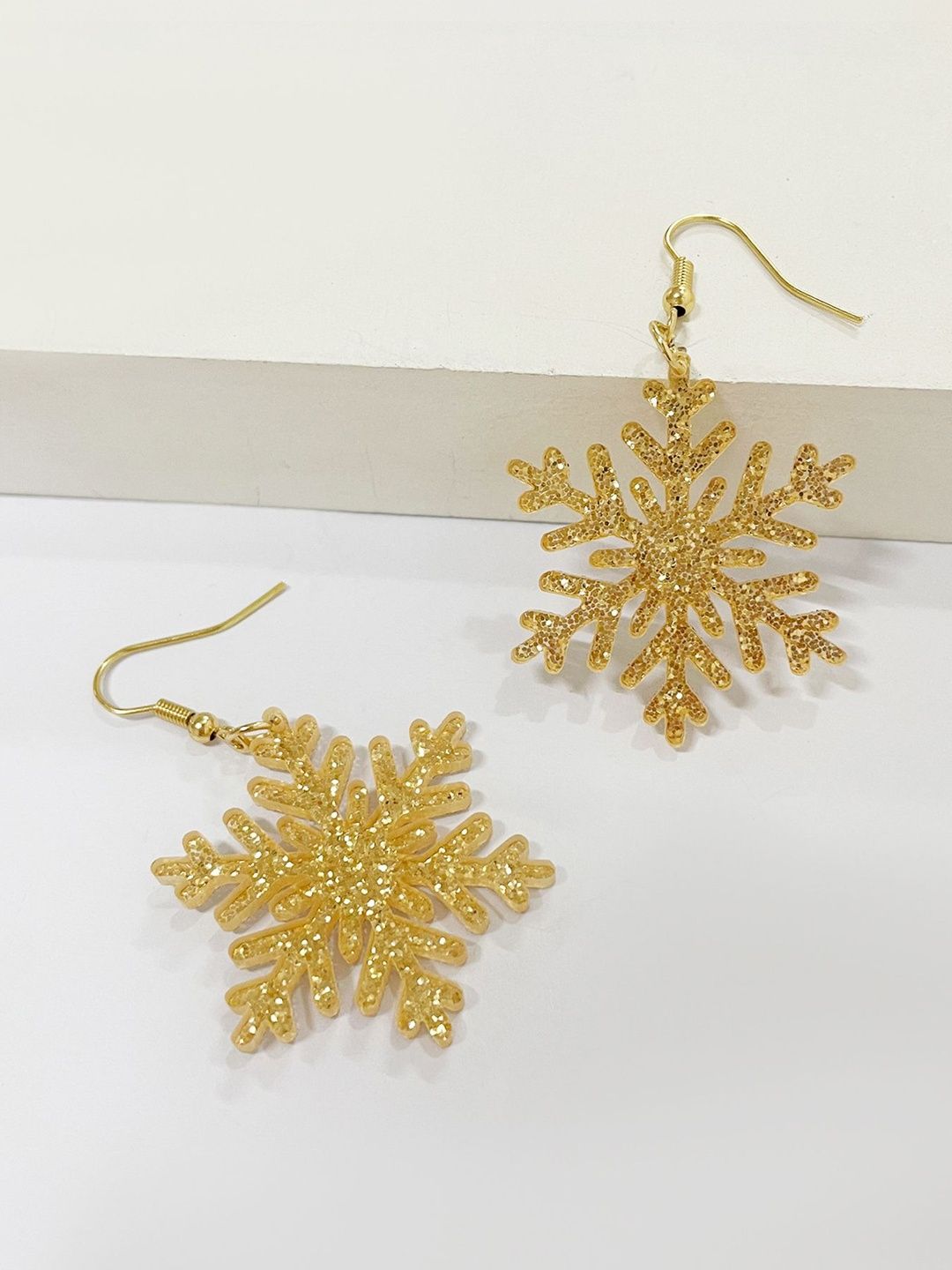 Leaf Shaped Drop Earrings