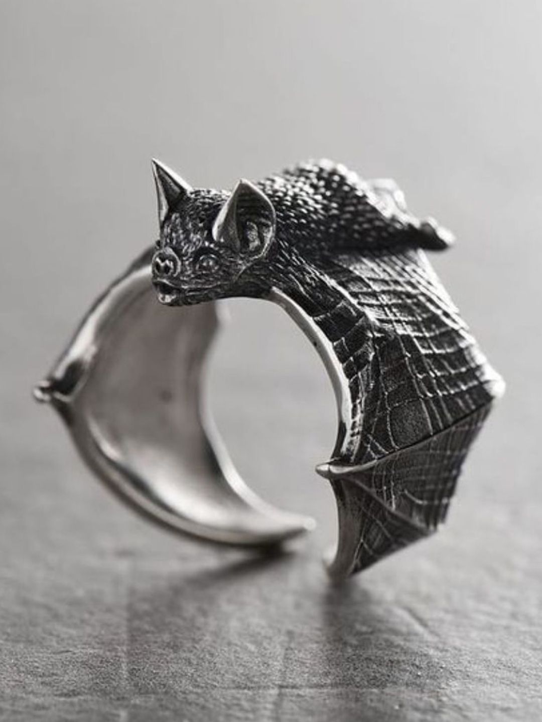 SALTY Spooky Bat Adjustable Finger Ring