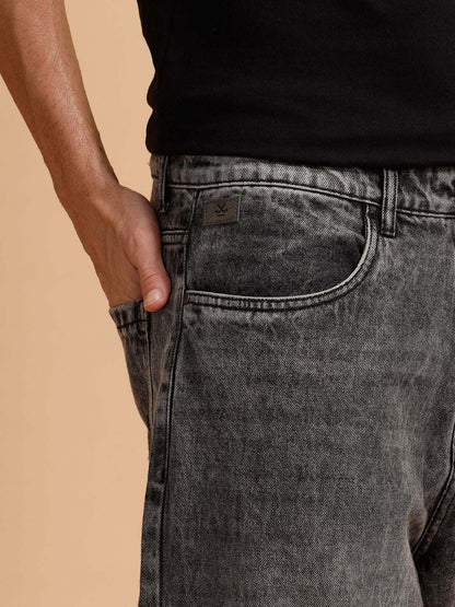 Men Comfort Mid-Rise Light Fade Pure Cotton Jeans