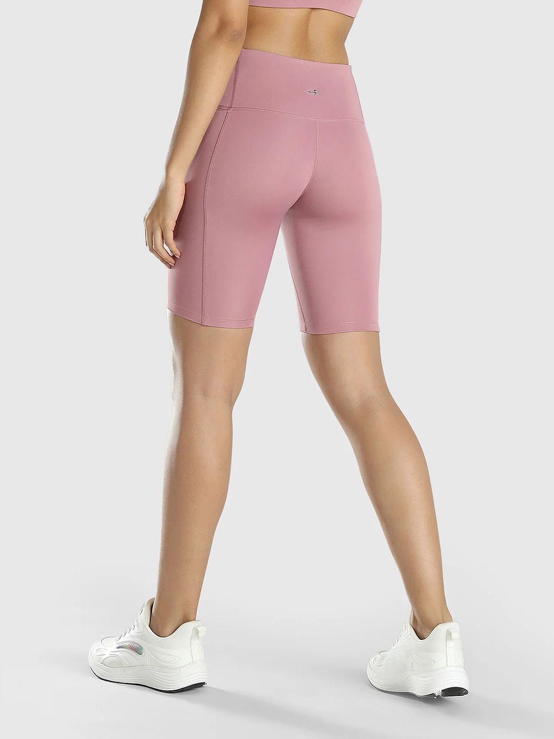Women Slim Fit High-Rise Cycling Sports Shorts
