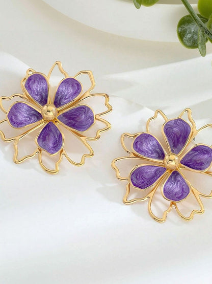 Floral Studs Earrings