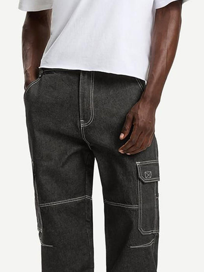 Men Baggy Cargo Jeans