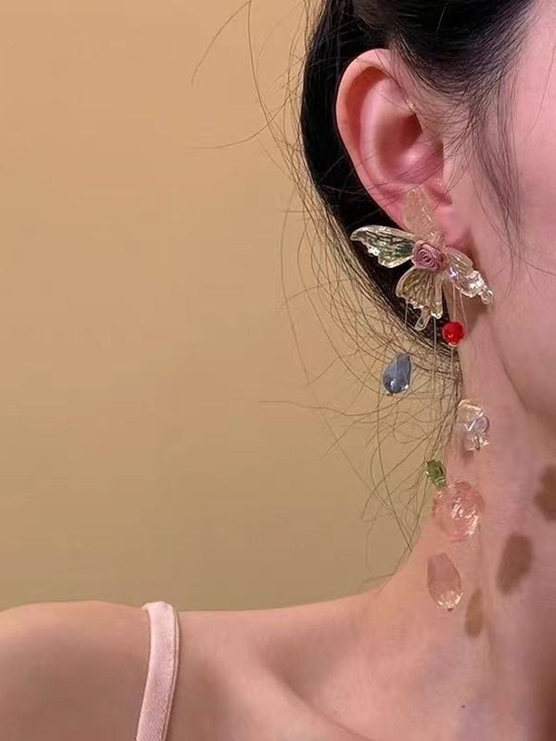 Floral Drop Earrings