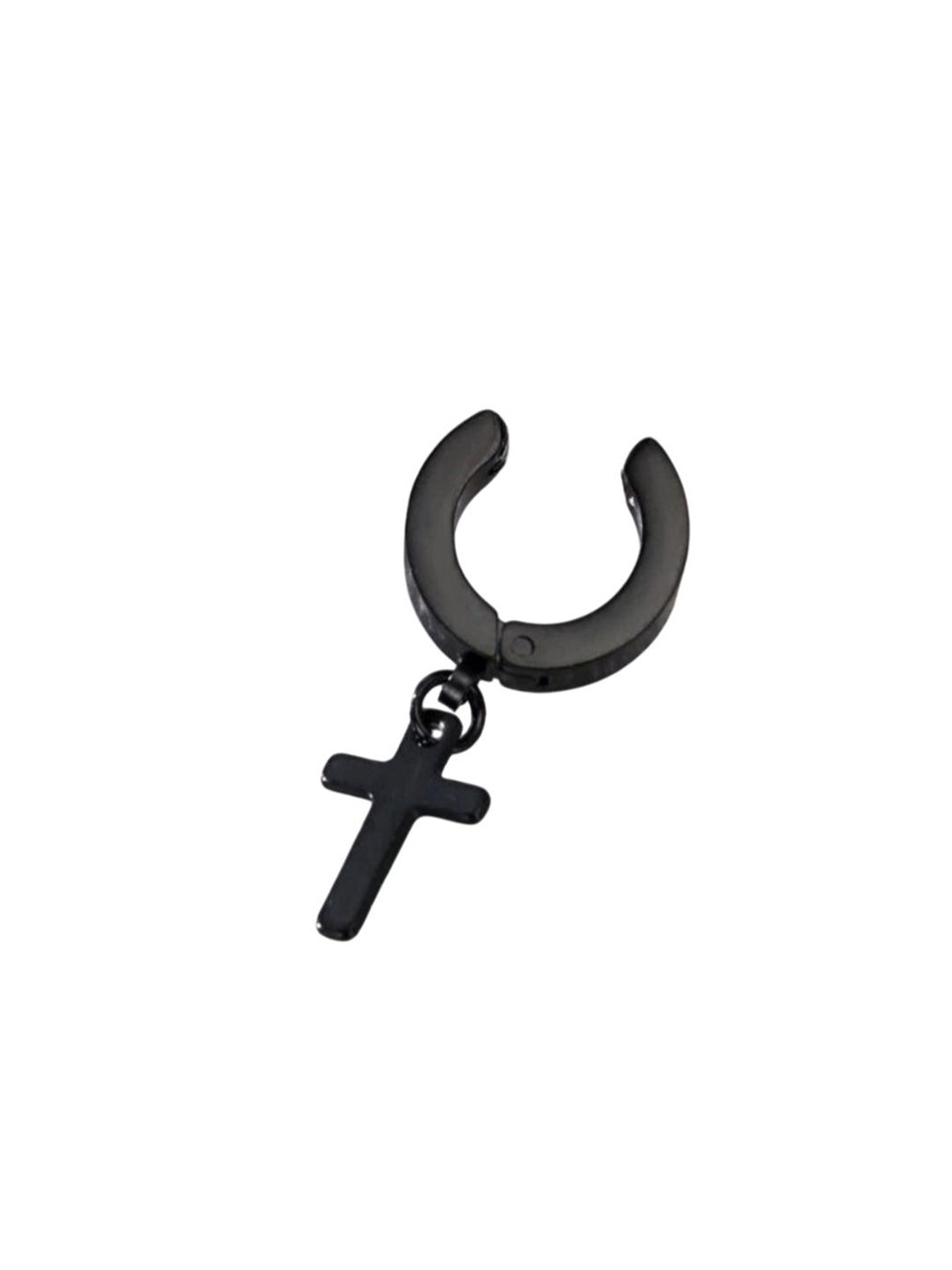 SALTY Non-pierced Cross Contemporary Studs Earrings