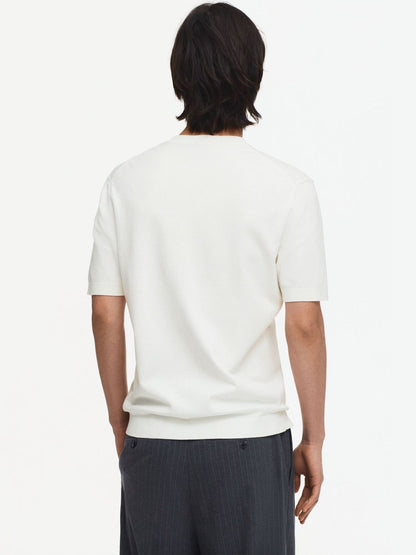 Slim Fit Knitted T-shirt