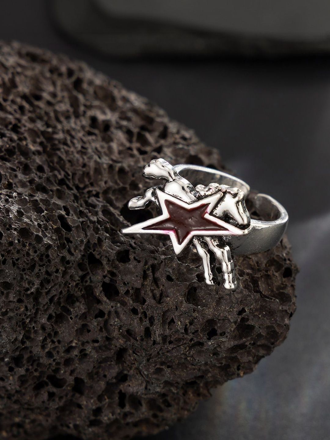 Silver-Plated Finger Ring