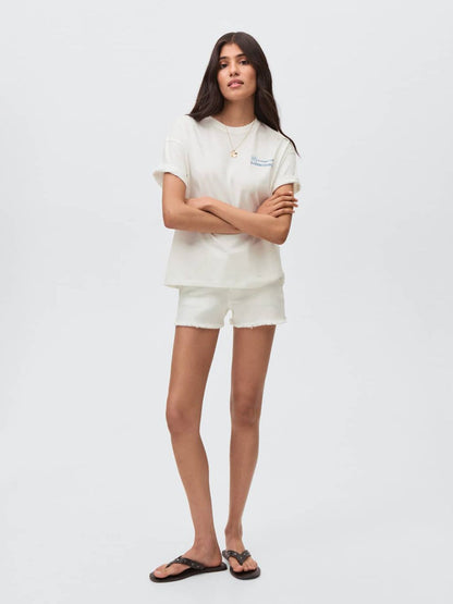 Graphic Printed Drop-Shoulder Sleeves Pure Cotton Relaxed Fit T-shirt