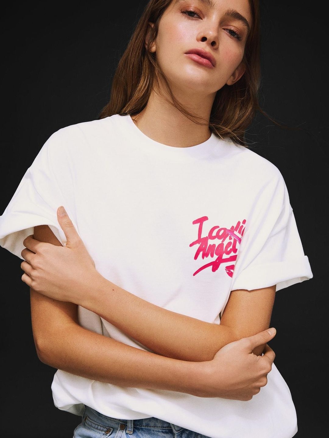 short sleeve print T-shirt