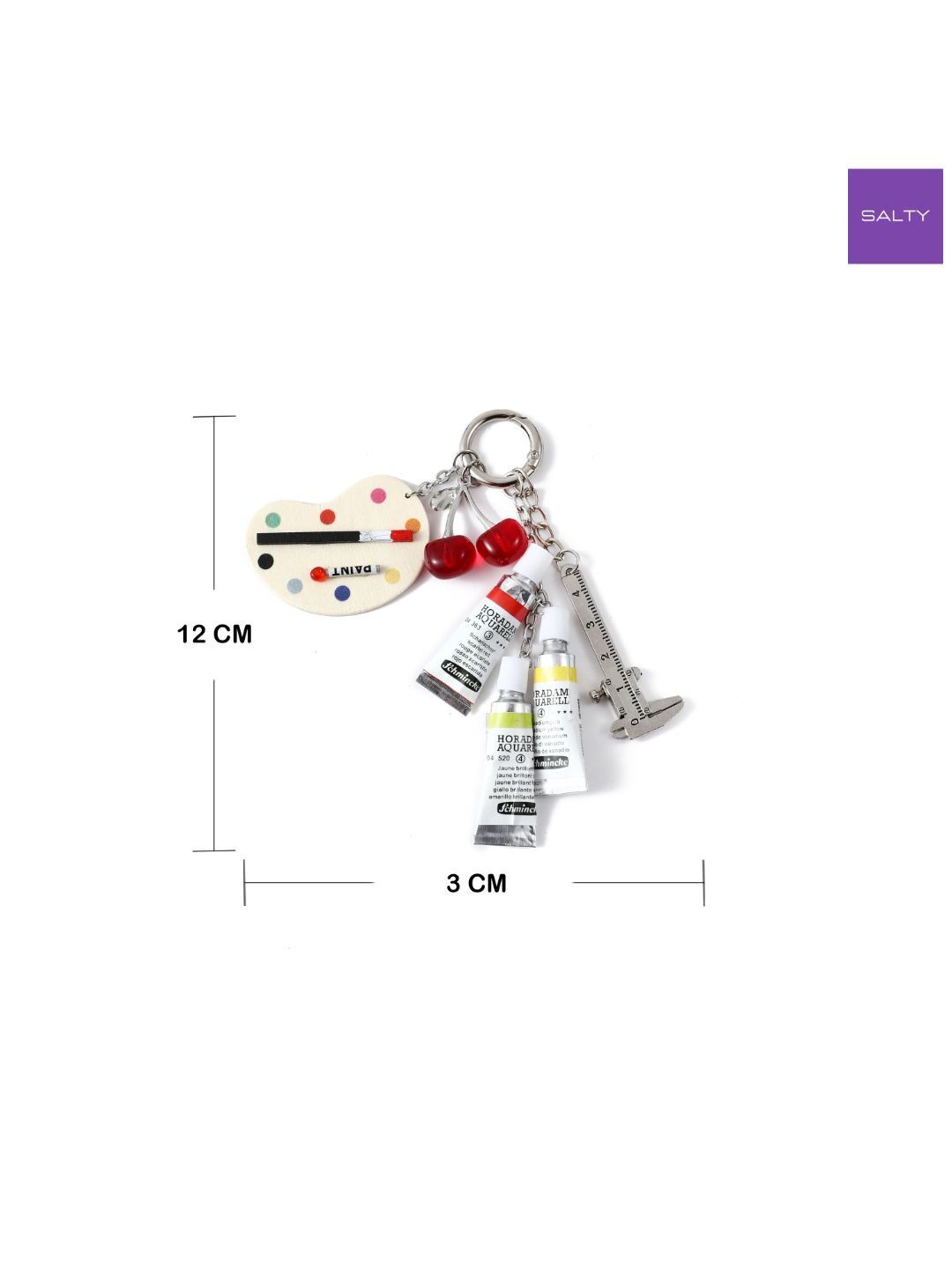 SALTY ArtMuse Palette Bag Charm