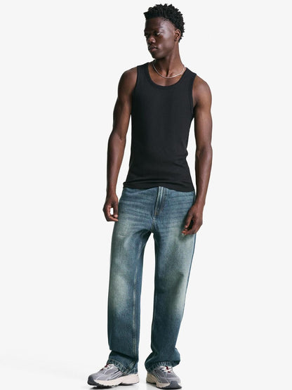 Pure Cotton Baggy Jeans